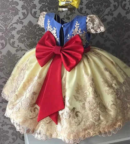 Flower Princess Party Dresses Children's Clothing Wedding Elegant Gown