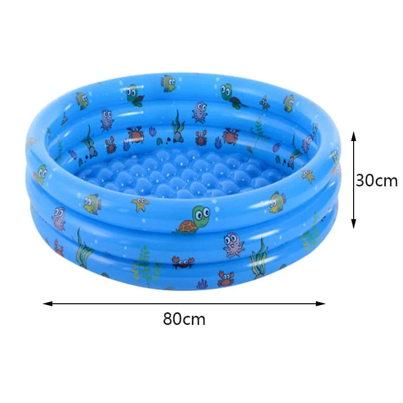 PVC Baby Inflatable Swimming Pool Kids Toy Summer Soft Fun Portable Bathtub