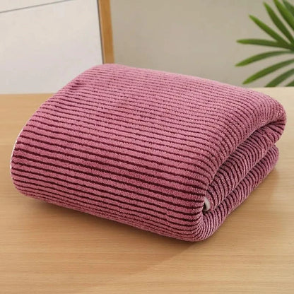 70x140cm Bamboo Charcoal Coral Velvet Bath Towel for Adult Soft Absorbent