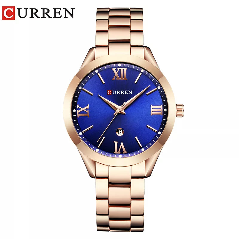 CURREN Watch Women Watches Ladies 9007 Steel Women's Bracelet Watches