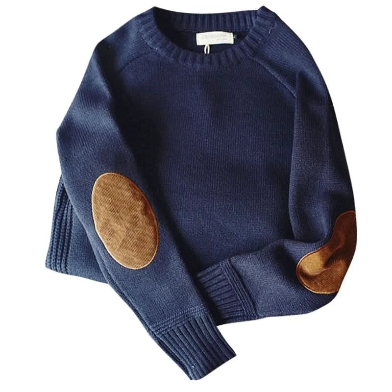 Men Pullover Sweater Fashion Patch Designs Oversized KnittedHarajuku Streetwear