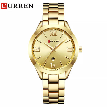 CURREN Watch Women Watches Ladies 9007 Steel Women's Bracelet Watches