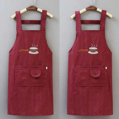 2pcs Apron Household Kitchen Home and Abroad Women Work Clothes Kitchen