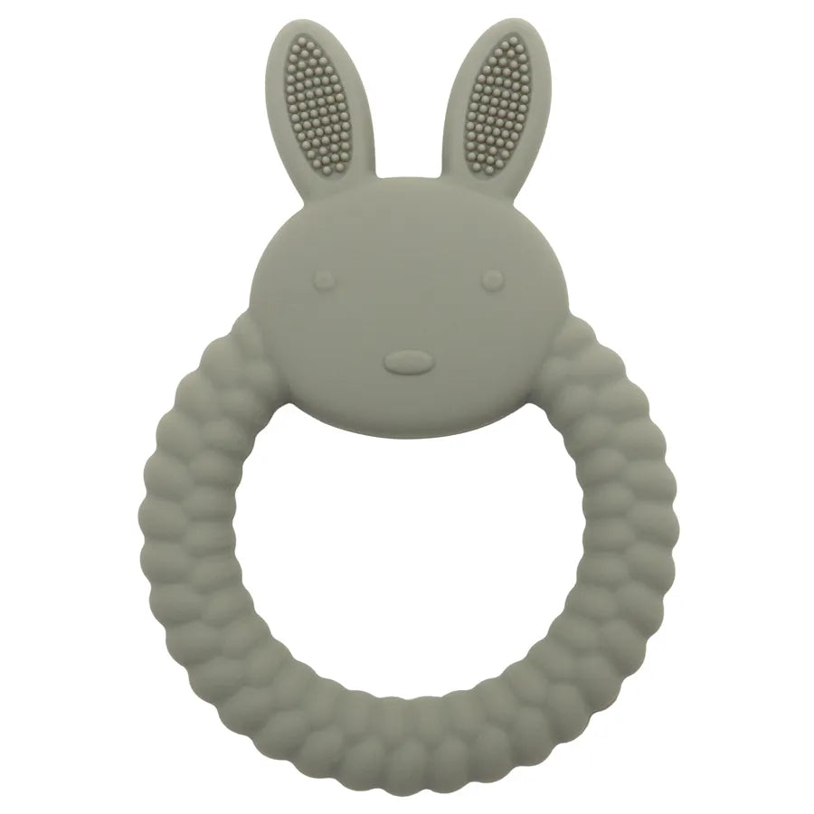 1Pcs Baby Teether Silicone Toy BPA Free Cartoon Rabbit Nursing