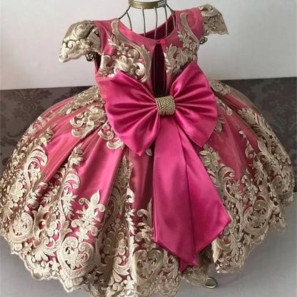 Flower Princess Party Dresses Children's Clothing Wedding Elegant Gown