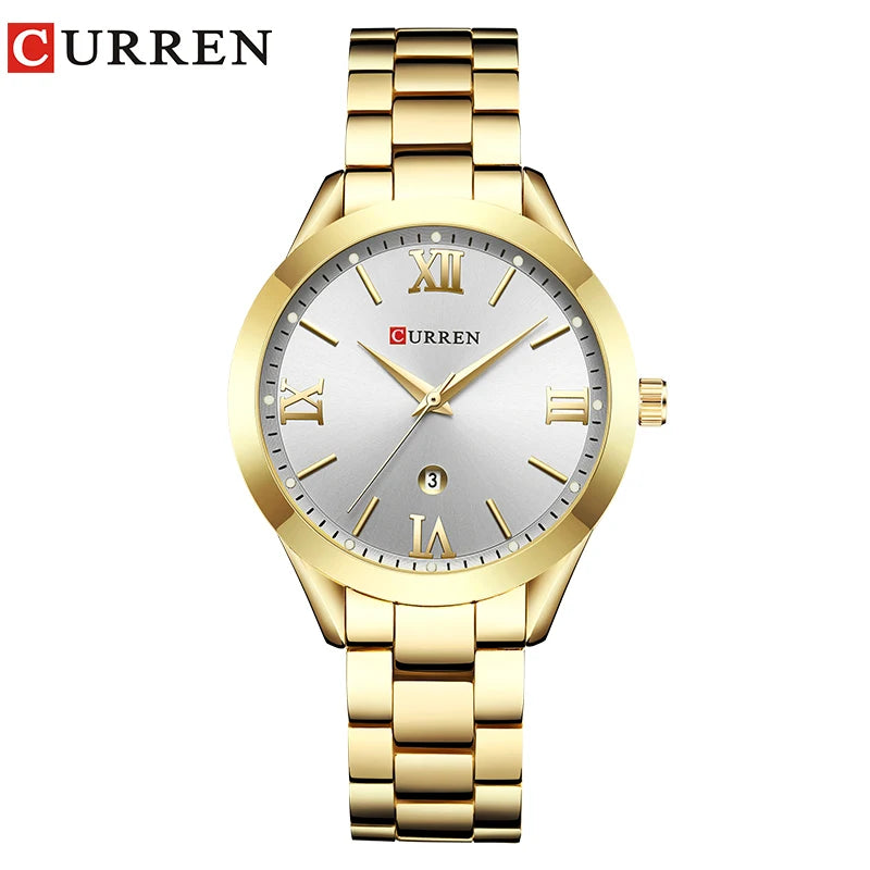 CURREN Watch Women Watches Ladies 9007 Steel Women's Bracelet Watches