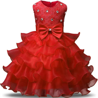 Children Luxury Party Formal Dress for Wedding Birthday Kids