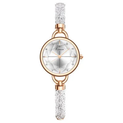 Kimio Simple Women Bracelet Watch Ladies Diamond Crystal Band