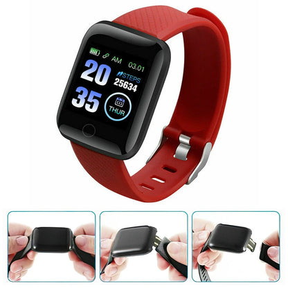 116 Plus Smart Watch Heart Rate Watch Wristband Sports Watches