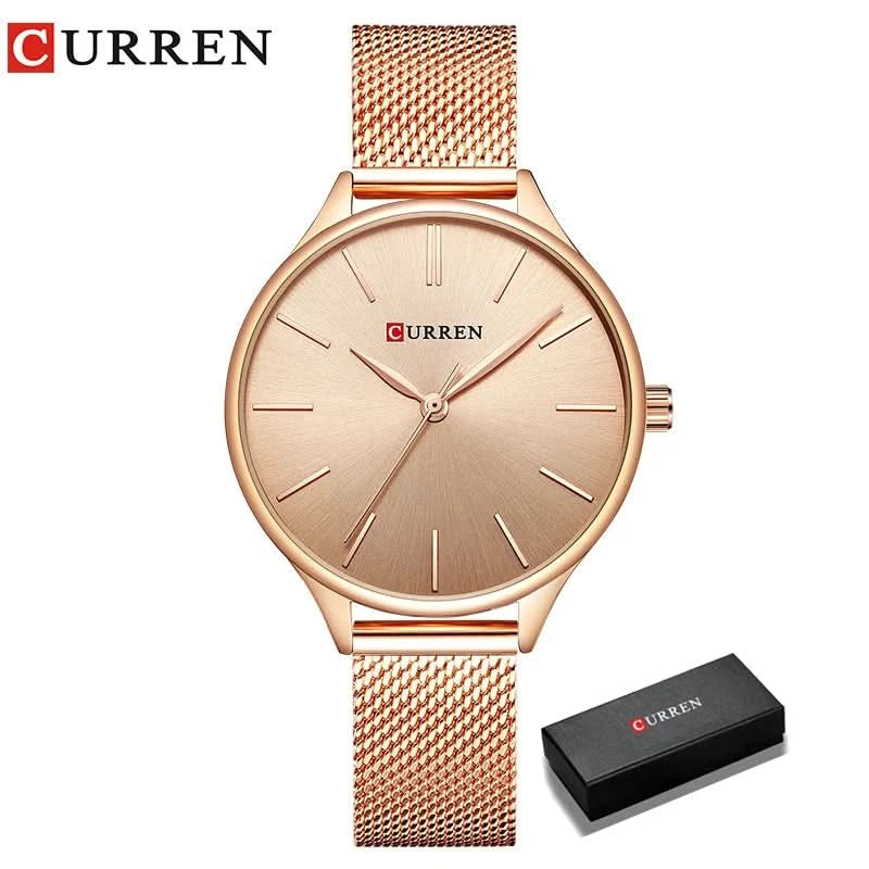 CURREN Hot Fashion Simple Style New Ladies Bracelet Watches