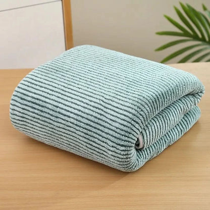 70x140cm Bamboo Charcoal Coral Velvet Bath Towel for Adult Soft Absorbent