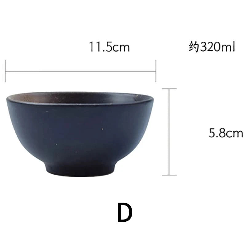 Japanese Ceramic Household Rice Bowl Sushi Salad Breakfast Bowl Hotel Kitchen