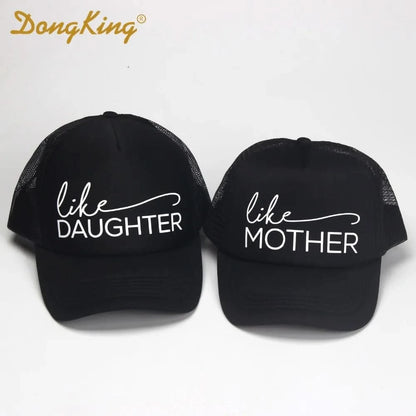 DongKing Trucker Hat Like Mother Print Like Daughter Hat