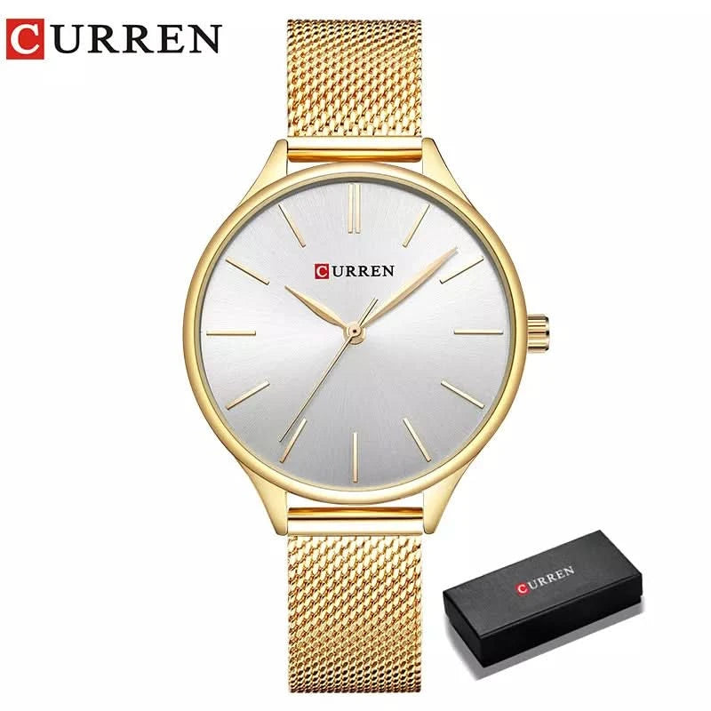 CURREN Hot Fashion Simple Style New Ladies Bracelet Watches