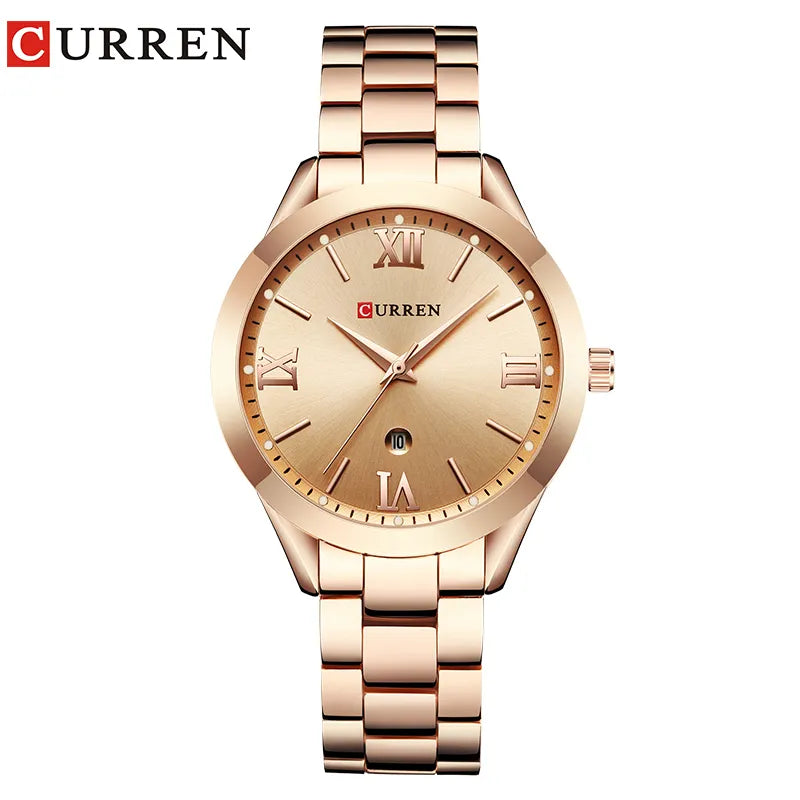 CURREN Watch Women Watches Ladies 9007 Steel Women's Bracelet Watches