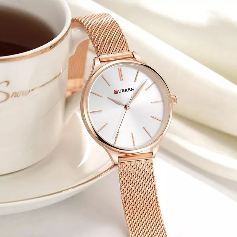 CURREN Hot Fashion Simple Style New Ladies Bracelet Watches