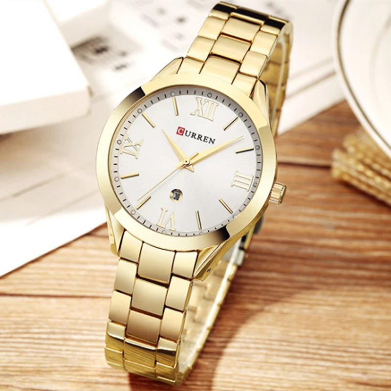 CURREN Watch Women Top Brand Quartz Female Bracelet Watches