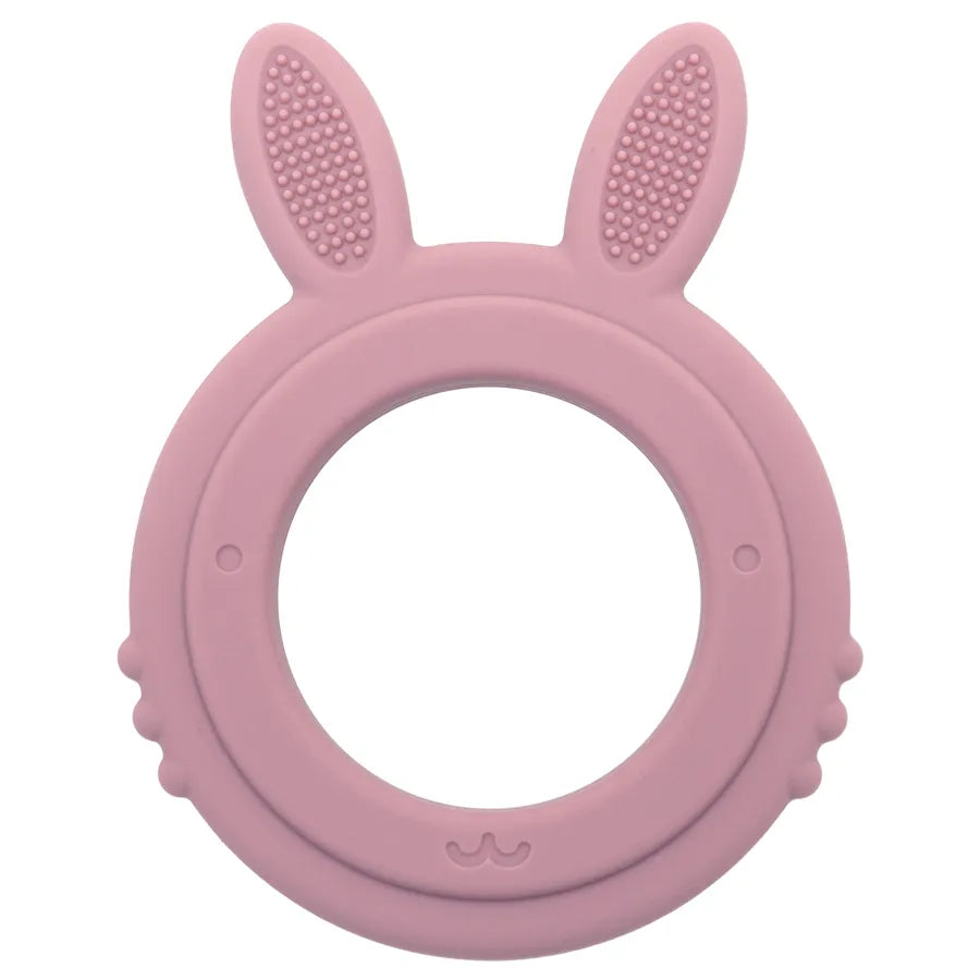 1Pcs Baby Teether Silicone Toy BPA Free Cartoon Rabbit Nursing