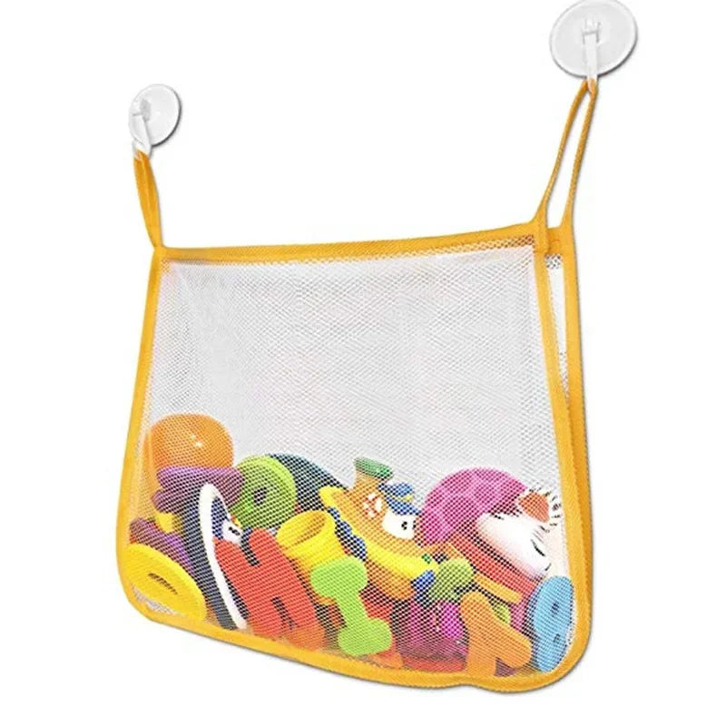 Baby Bath Toy Mesh Bag Bath Bathtub Doll Organizer Suction Bathroom Toy Stuff Net Baby Kids Bathtub Toy Bath Game Bag Kids