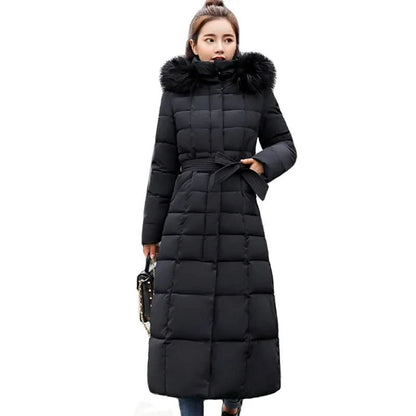 Корабль из России Slim Women Winter Jacket Cotton Padded Warm Thicken