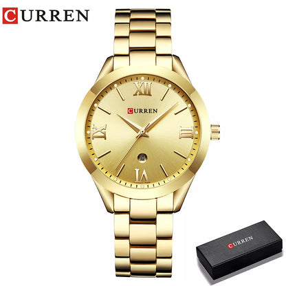 CURREN Watch Women Top Brand Quartz Female Bracelet Watches