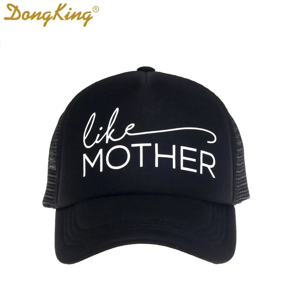 DongKing Trucker Hat Like Mother Print Like Daughter Hat