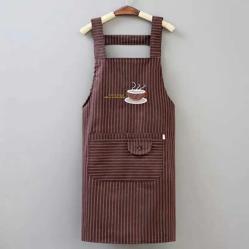 2pcs Apron Household Kitchen Home and Abroad Women Work Clothes Kitchen