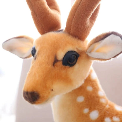 50/60/75/90cm Stuffed Plush Animal Deer Toy Kids Doll Teaching Prop Toy