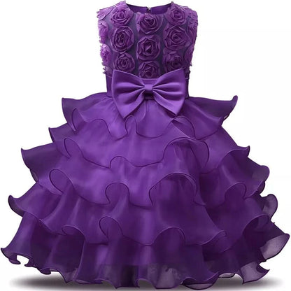 Children Luxury Party Formal Dress for Wedding Birthday Kids