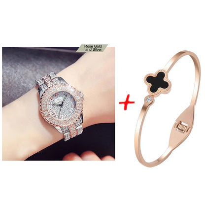 New Luxury Rhinestone Bracelet Watch