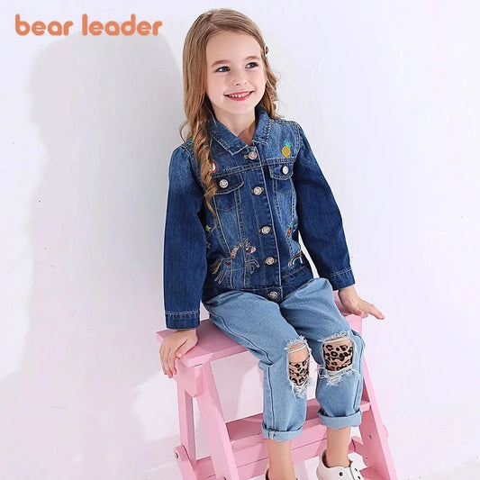 Bear Leader Denim Children 'S Chothing New Kid Spring Coats Casual Kids