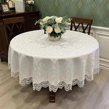 Round TableCloth Art Household Lace Round Table European Table