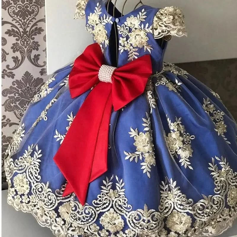 Flower Princess Party Dresses Children's Clothing Wedding Elegant Gown