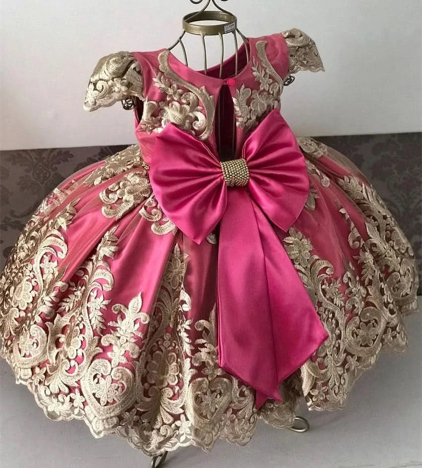 Flower Princess Party Dresses Children's Clothing Wedding Elegant Gown