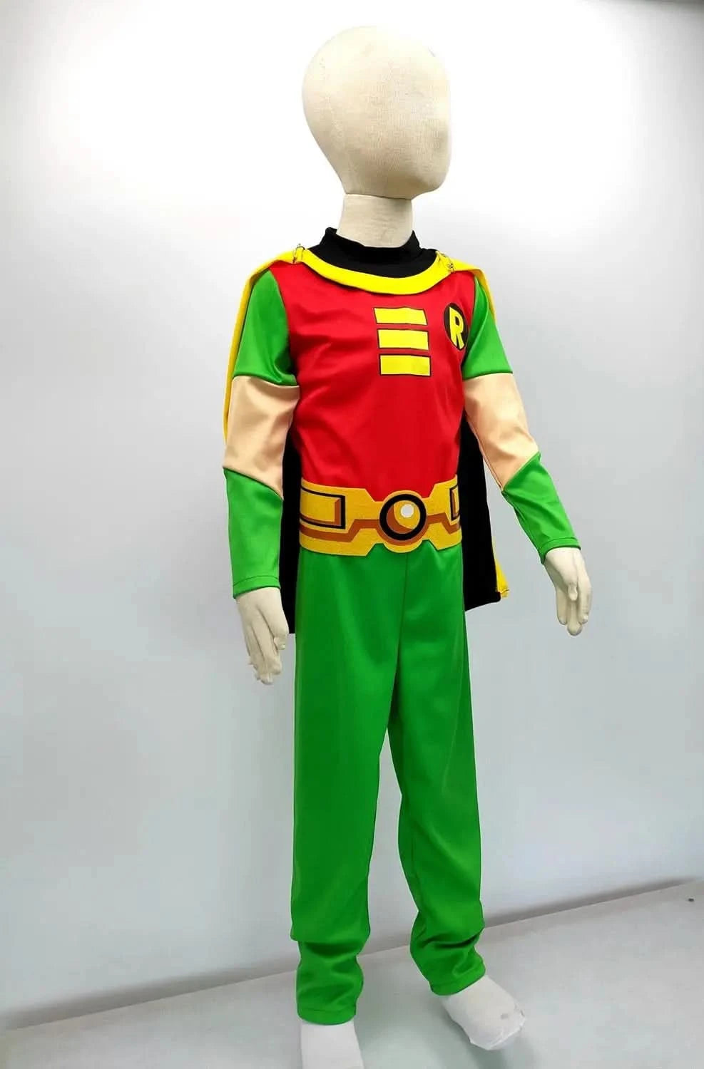 Young Justice Teen  Tim Drake  Robin 3-10years Kids 4pcs/1set Damian Costume