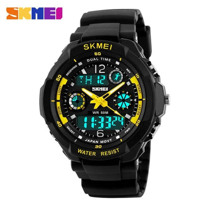 SKMEI Kids Watches Anti-Shock 5Bar Waterproof Outdoor Sport Children Watches