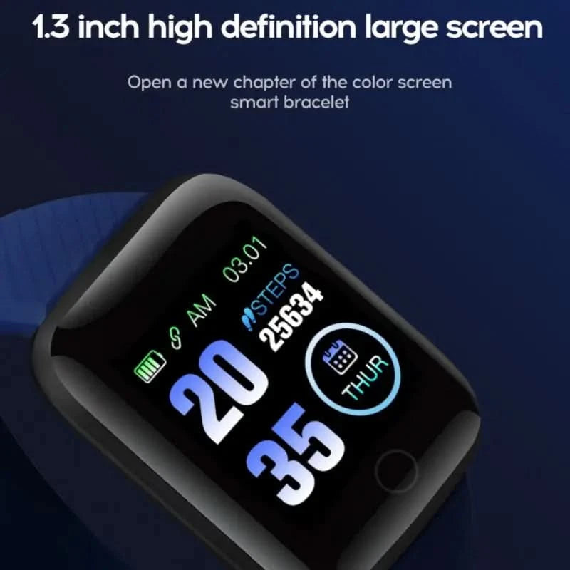 D13 Heart Rate Blood Pressure Watch Smartwatch