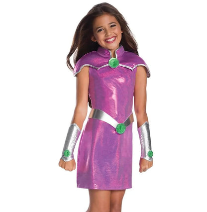 Costume Teen Starfire Cosplay for Kids Halloween Costume