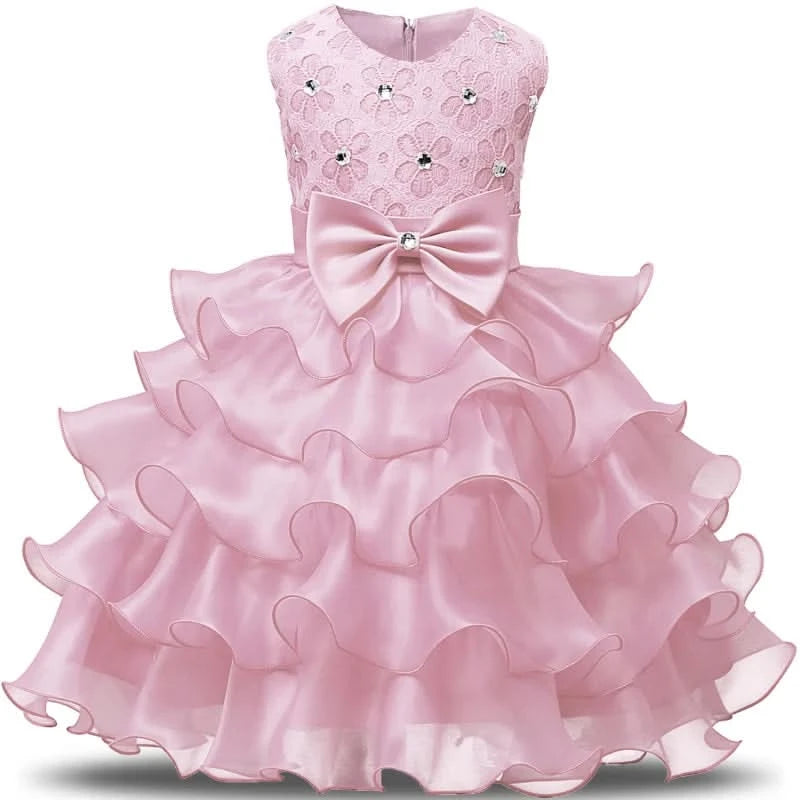 Children Luxury Party Formal Dress for Wedding Birthday Kids