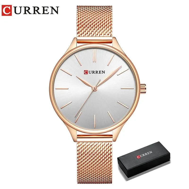 CURREN Hot Fashion Simple Style New Ladies Bracelet Watches