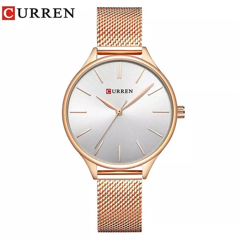 CURREN Hot Fashion Simple Style New Ladies Bracelet Watches