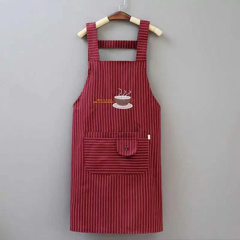 2pcs Apron Household Kitchen Home and Abroad Women Work Clothes Kitchen