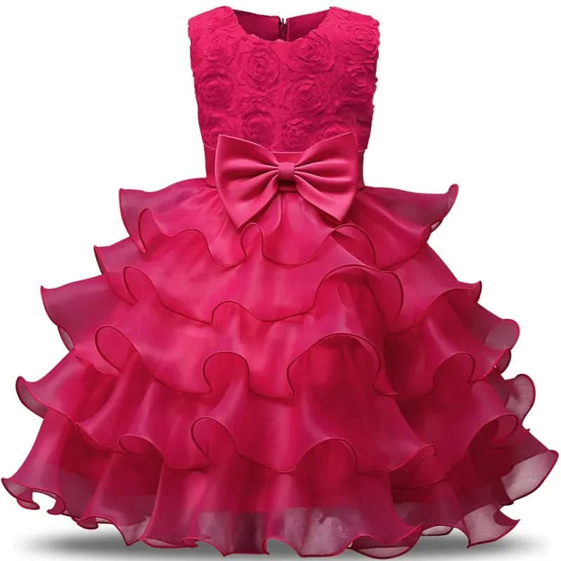 Children Luxury Party Formal Dress for Wedding Birthday Kids