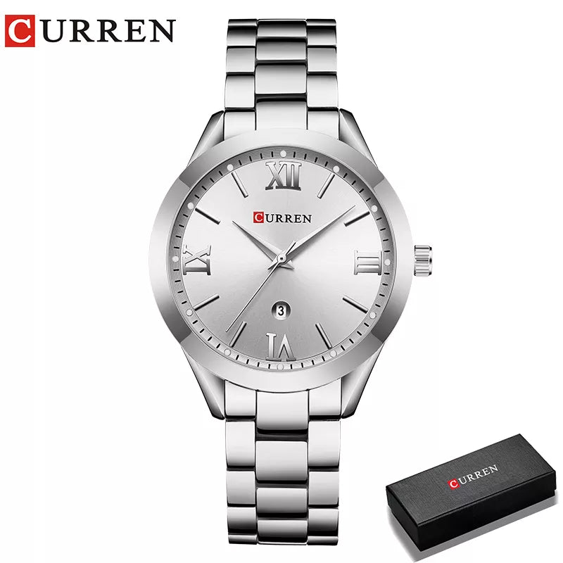 CURREN Watch Women Watches Ladies 9007 Steel Women's Bracelet Watches