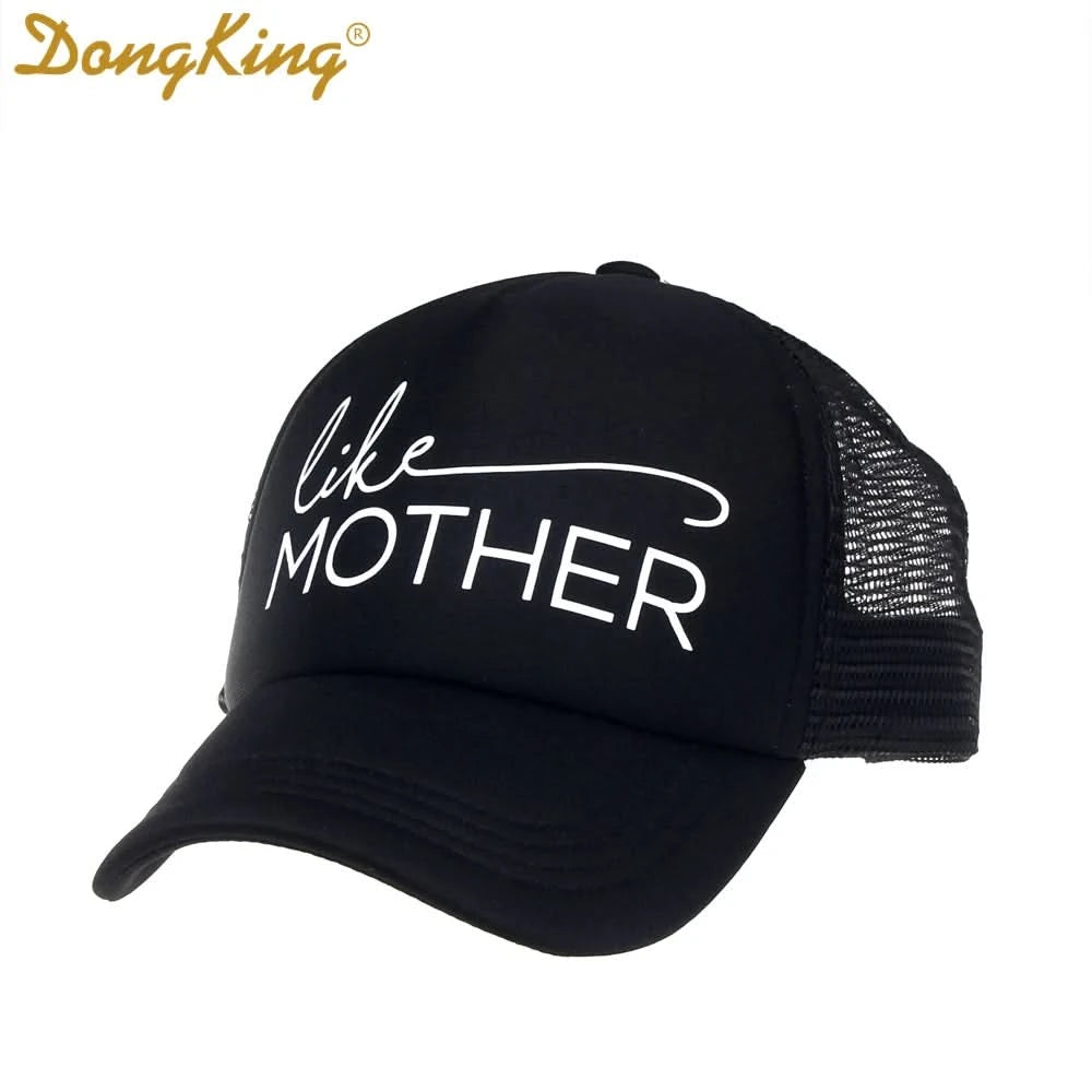 DongKing Trucker Hat Like Mother Print Like Daughter Hat