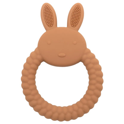 1Pcs Baby Teether Silicone Toy BPA Free Cartoon Rabbit Nursing