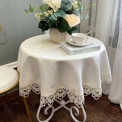 Round TableCloth Art Household Lace Round Table European Table