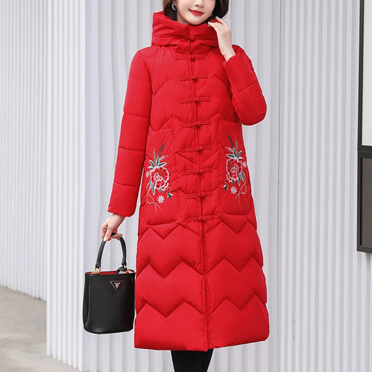 New Winter Collection Jacket Windproof Female Coat Long Warm Parkas Tops